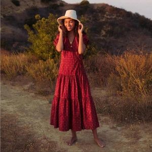 Christy Dawn The Augusta Dress | Crimson Daisy Field l Size large